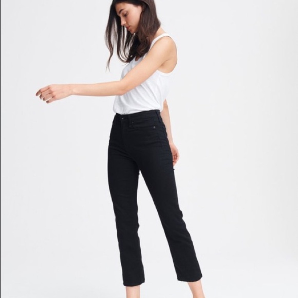 NWOT Nina High-Rise Cigarette - No Fade Black